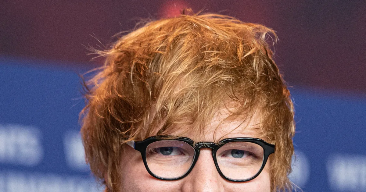 Ed Sheeran net worth, portrait at a press conference